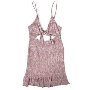 Ocean Drive Smocked Floral Pink Mini Dress